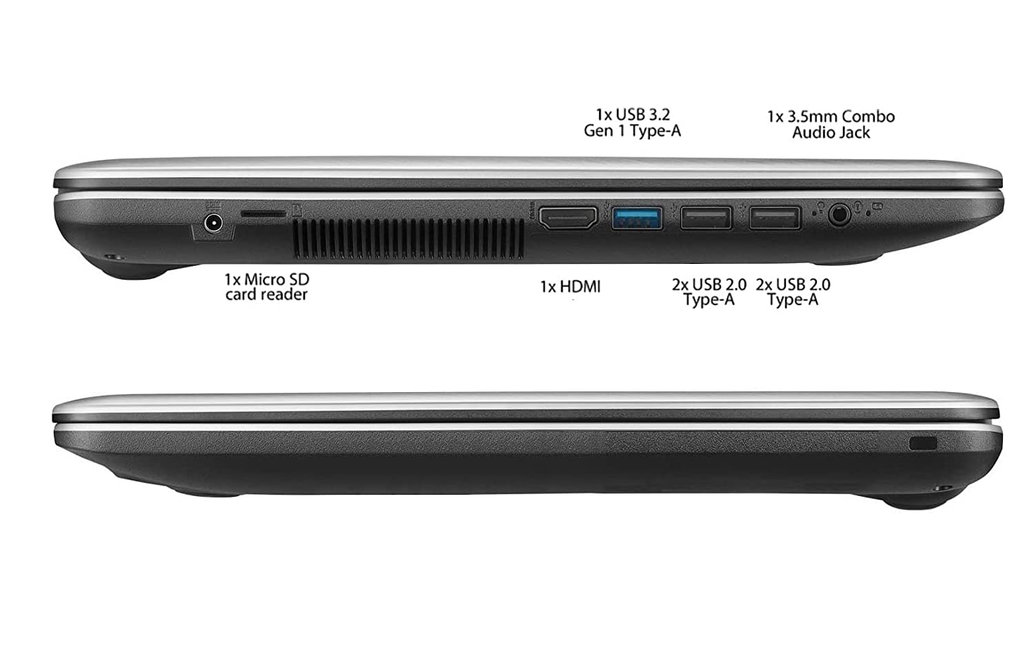 ლეპტოპი Asus X543MA 15.6 HD (C-N4020/4GB/1TB HDD) - X543MA-DM1370
