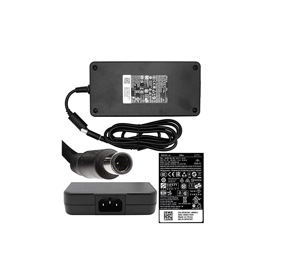 Dell ლეპტოპის ორიგინალი დამტენი 240W 19.5V 12.3A Round Tip