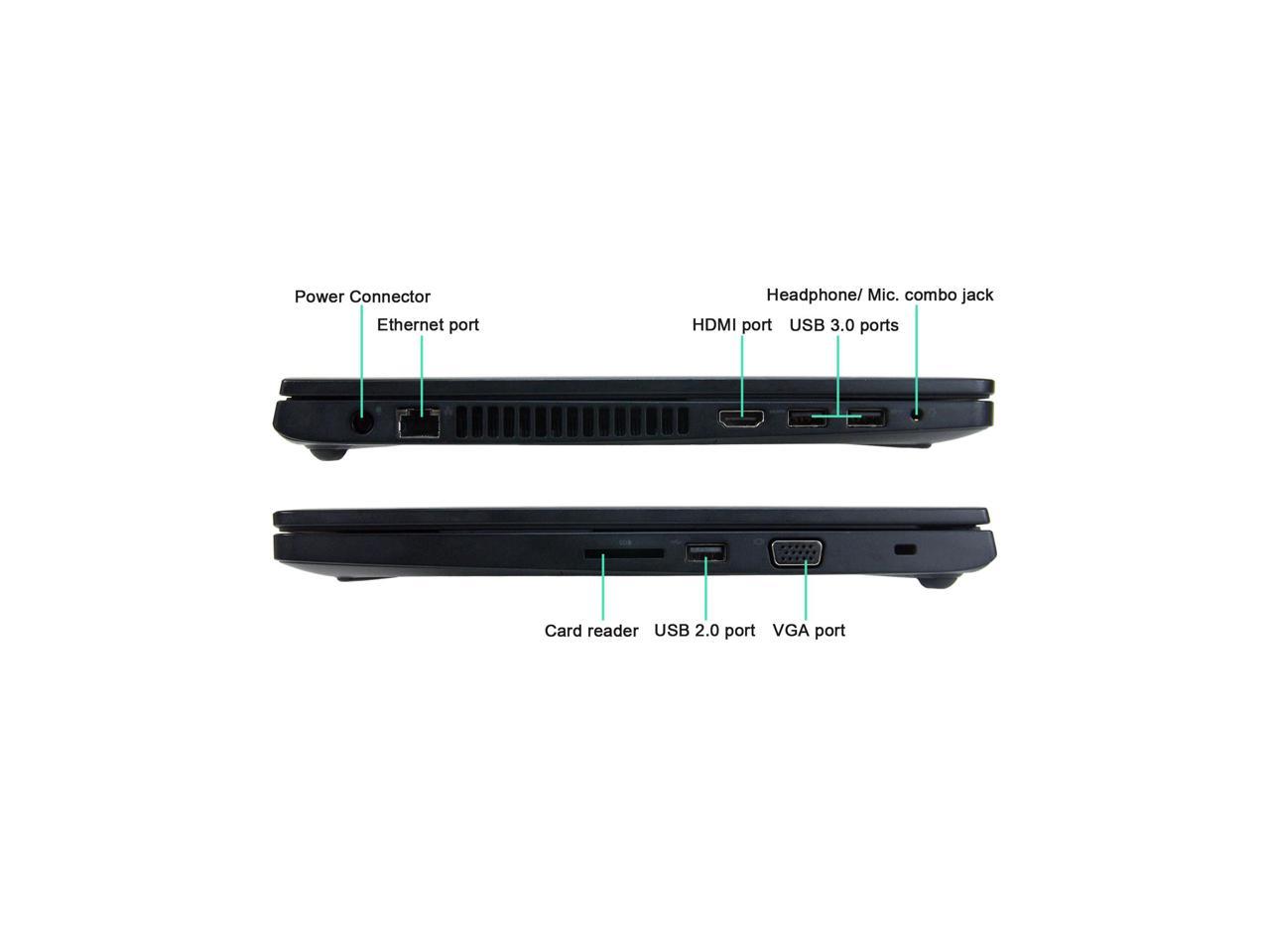 ლეპტოპი Dell Latitude 3470 HD 14" (i5-6200U/16GB/256GB SSD)