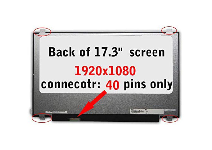 ლეპტოპის ეკრანი 17.3" FHD 1920x1080 40PINS - N173HHE-G32