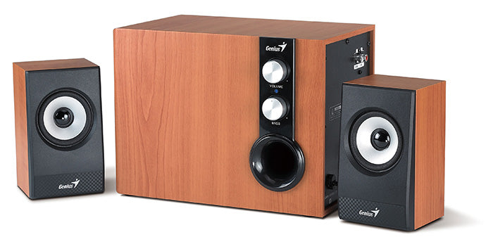 დინამიკები Genius SW-HF 2.1 1205 (Wooden) საბვუფერით