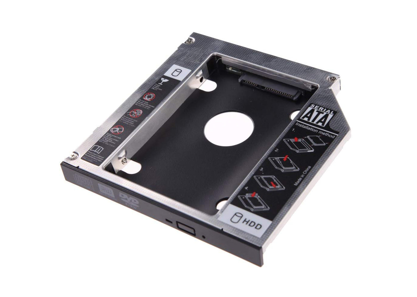 მეორე დისკის ჩასადები Second HDD Caddy (HDD/SSD) 12.7მმ / 9.5მმ