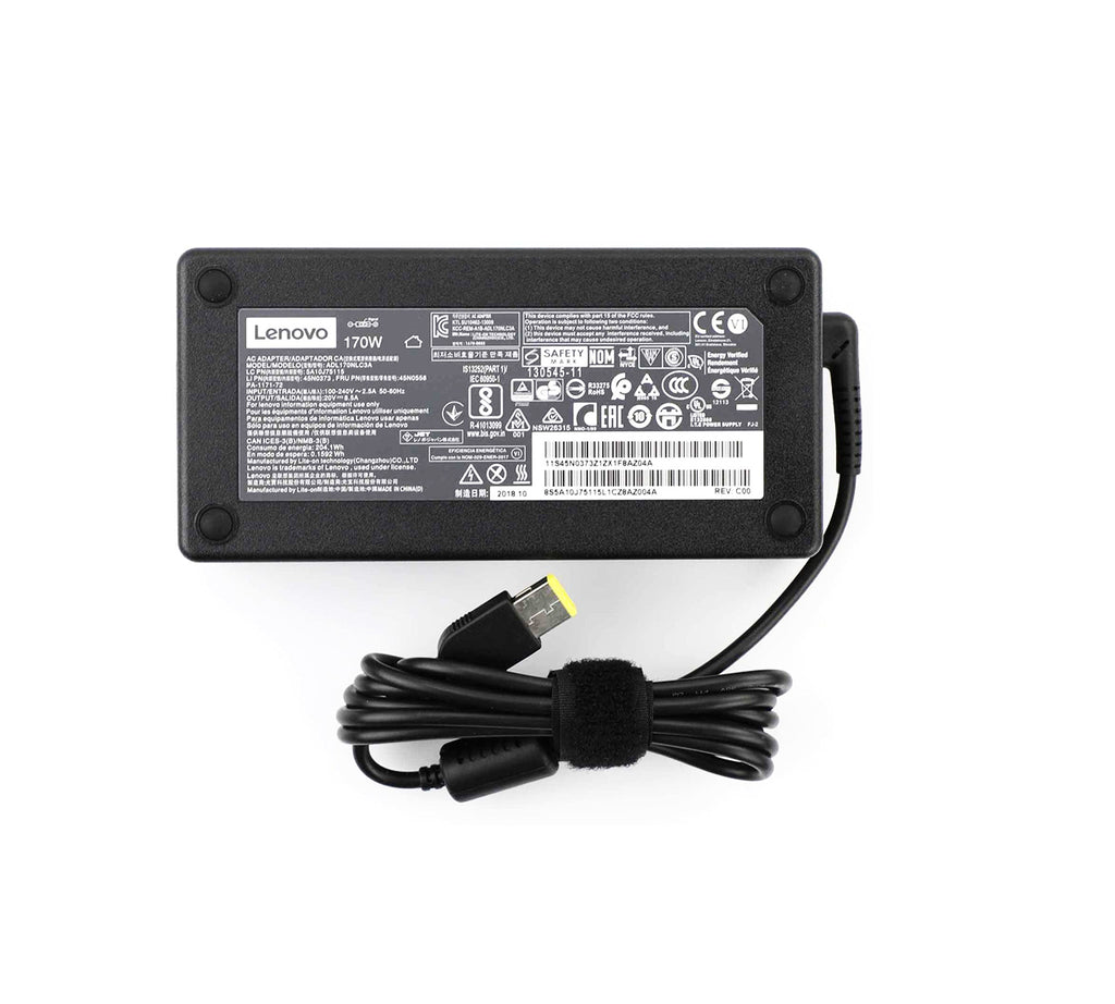 Lenovo ლეპტოპის ორიგინალი დამტენი 170W 20V 8.5A Square Tip