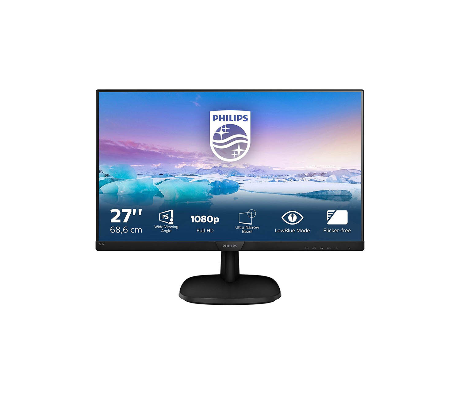 მონიტორი Philips 27'' FHD IPS - 273V7QDSB/00